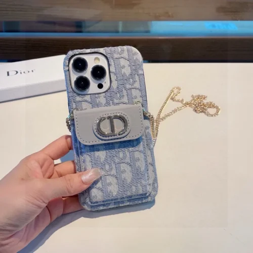 Dior Crossbody Cardholder Phone Case with Chain Strap - Ref. PCDIOR0042