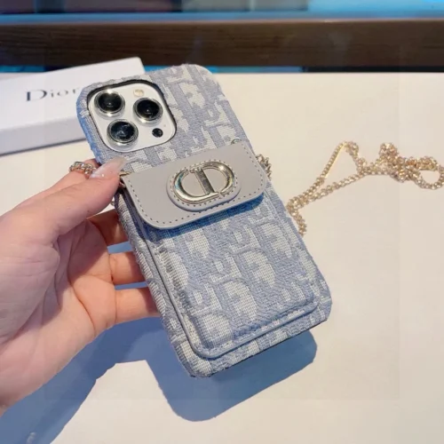 Dior Crossbody Cardholder Phone Case with Chain Strap - Ref. PCDIOR0042