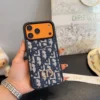 Dior Fabric Full-Cover Phone Case with Card Slot - Ref. PCDIOR0054
