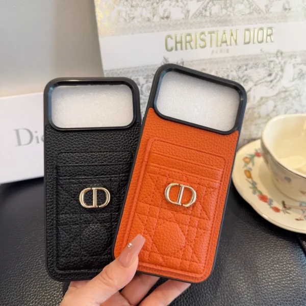 PCDIOR0059-01 Dior Full-Cover Phone Case with Integrated Card Slot - Ref. PCDIOR0059