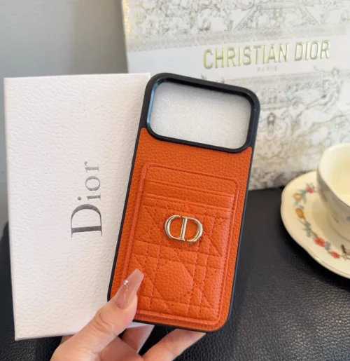Dior Full-Cover Phone Case with Integrated Card Slot - Ref. PCDIOR0059