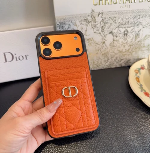 Dior Full-Cover Phone Case with Integrated Card Slot - Ref. PCDIOR0059