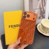 Fendi Cosmic Orange Series Phone Case for iPhone - Ref. PCFENDI0001