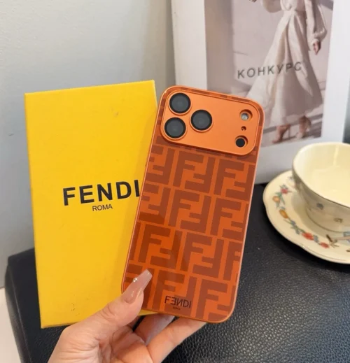 Fendi Cosmic Orange Series Phone Case for iPhone - Ref. PCFENDI0001