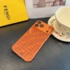 Fendi Cosmic Orange Series Phone Case for iPhone - Ref. PCFENDI0001