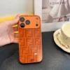Fendi Cosmic Orange Series Phone Case for iPhone - Ref. PCFENDI0001