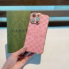 Gucci Embossed Full-Cover Phone Case with Electroplated Sides and Precision Cutouts - Ref. PCGUCCI0002