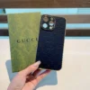 Gucci Embossed Full-Cover Phone Case with Electroplated Sides and Precision Cutouts - Ref. PCGUCCI0006