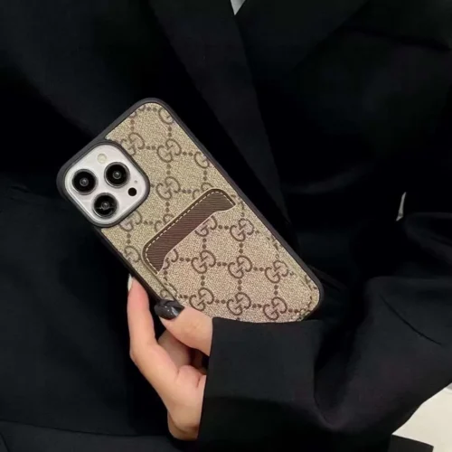 Gucci Monogram Full-Cover Phone Case with Integrated Card Slot - Ref. PCGUCCI0017