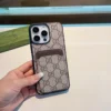Gucci Monogram Full-Cover Phone Case with Integrated Card Slot - Ref. PCGUCCI0017