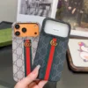 Gucci Phone Case with Classic Red and Green Web Stripe - Ref. PCGUCCI0019