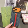 Gucci Phone Case with Classic Red and Green Web Stripe - Ref. PCGUCCI0019