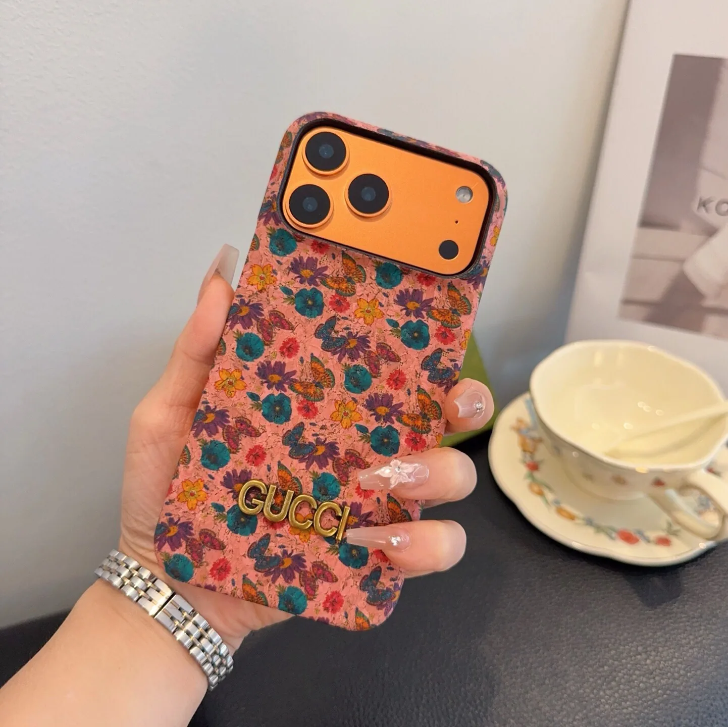 PCGUCCI0024-01 Gucci Floral-Series Phone Case for iPhone - Ref. PCGUCCI0024