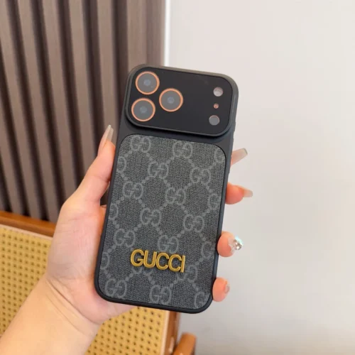 Gucci Monogram Phone Case with Restyled Camera-Frame Detail - Ref. PCGUCCI0026
