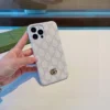 Gucci Monogram Phone Case with Metal Logo and Painted Edges - Ref. PCGUCCI0033
