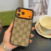 Gucci Monogram Denim Magnetic Phone Case with Fabric Lining and Separate Buttons - Ref. PCGUCCI0036