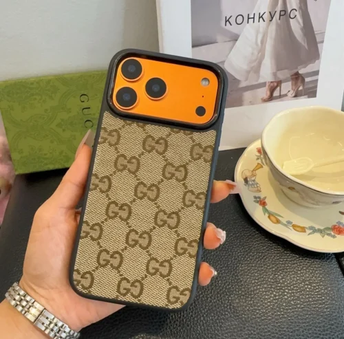 Gucci Monogram Denim Magnetic Phone Case with Fabric Lining and Separate Buttons - Ref. PCGUCCI0036
