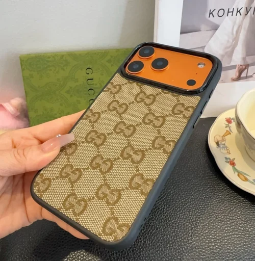 Gucci Monogram Denim Magnetic Phone Case with Fabric Lining and Separate Buttons - Ref. PCGUCCI0036