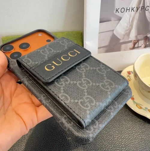 Gucci Monogram Phone Case with Accordion Card Wallet and Coin Purse - Ref. PCGUCCI0039