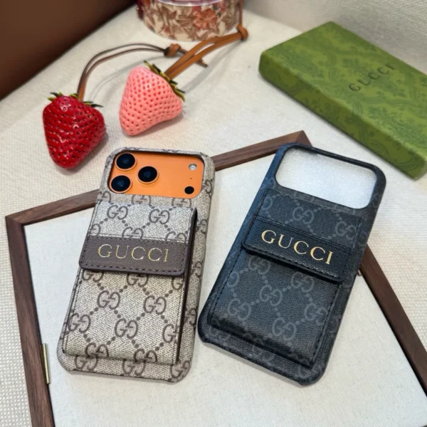 PCGUCCI0041-01 Gucci Monogram Phone Case with Accordion Card Wallet and Coin Purse - Ref. PCGUCCI0041