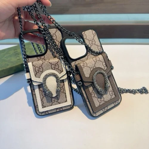 Gucci Dionysus Snakehead Cardholder Phone Case with Crossbody Strap - Ref. PCGUCCI0054