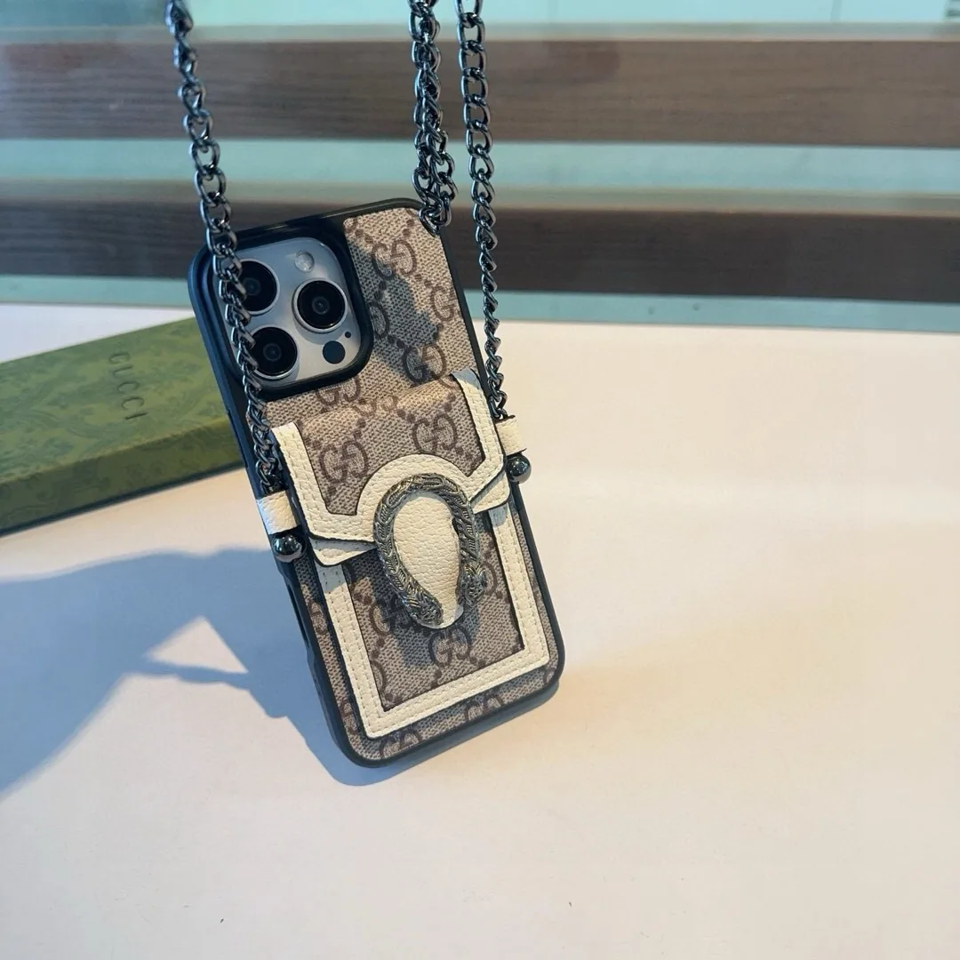 PCGUCCI0056-01 Gucci Dionysus Snakehead Cardholder Phone Case with Crossbody Strap - Ref. PCGUCCI0056
