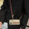 Gucci Soft-Touch Electroplated Monogram Crossbody Phone Case with Accordion Wallet - Ref. PCGUCCI0064