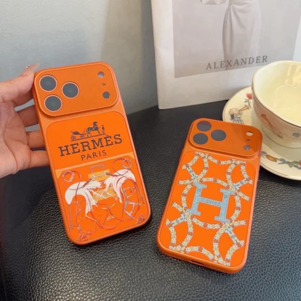 PCHERMES0003-01 Hermes Cosmic Orange Phone Case - Prosperity Design - Ref. PCHERMES0003