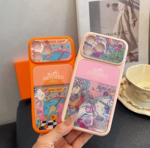 Hermes Cosmic Orange Restyling Phone Case for iPhone - Ref. PCHERMES0022
