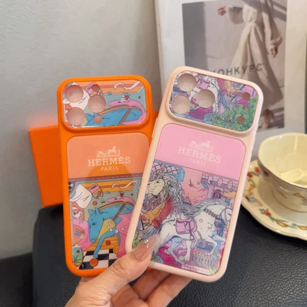PCHERMES0022-01 Hermes Cosmic Orange Restyling Phone Case for iPhone - Ref. PCHERMES0022