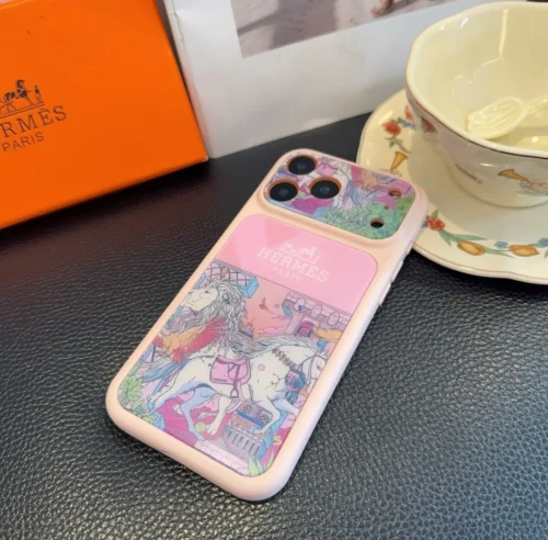 Hermes Cosmic Orange Restyling Phone Case for iPhone - Ref. PCHERMES0022