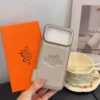 Hermes Cosmic Orange Full-Cover Phone Case for iPhone - Ref. PCHERMES0032