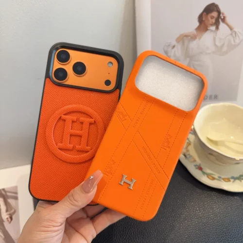 Hermes Cosmic Orange Series Phone Case for iPhone - Ref. PCHERMES0039