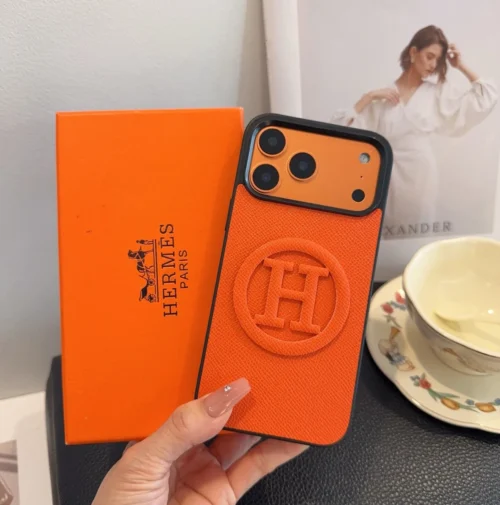 Hermes Cosmic Orange Series Phone Case for iPhone - Ref. PCHERMES0039