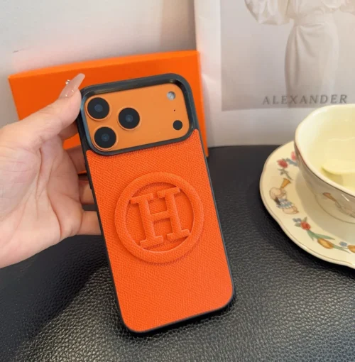 Hermes Cosmic Orange Series Phone Case for iPhone - Ref. PCHERMES0039