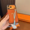 Hermes H-Motif Cardholder Phone Case Set with Horse Charm - Ref. PCHERMES0058