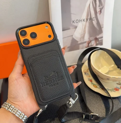 Hermes Crossbody Cardholder Phone Case with Adjustable Shoulder Strap - Ref. PCHERMES0066