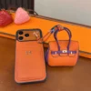 Hermes H-Motif Cardholder Phone Case Set with Earphone Pouch - Ref. PCHERMES0068