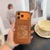 Loewe Full-Cover Phone Case with Gold-Tone Foil Detailing - Ref. PCLOEWE0010