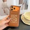 Loewe Full-Cover Phone Case with Gold-Tone Foil Detailing - Ref. PCLOEWE0010