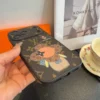 Louis Vuitton Sunflower-Motif Leather-Look Phone Case with Full-Wrap Edges - Ref. PCLV0069
