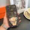 Louis Vuitton Sunflower-Motif Leather-Look Phone Case with Full-Wrap Edges - Ref. PCLV0071