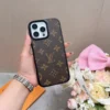 Louis Vuitton Monogram Leather-Look Phone Case for iPhone - Ref. PCLV0075