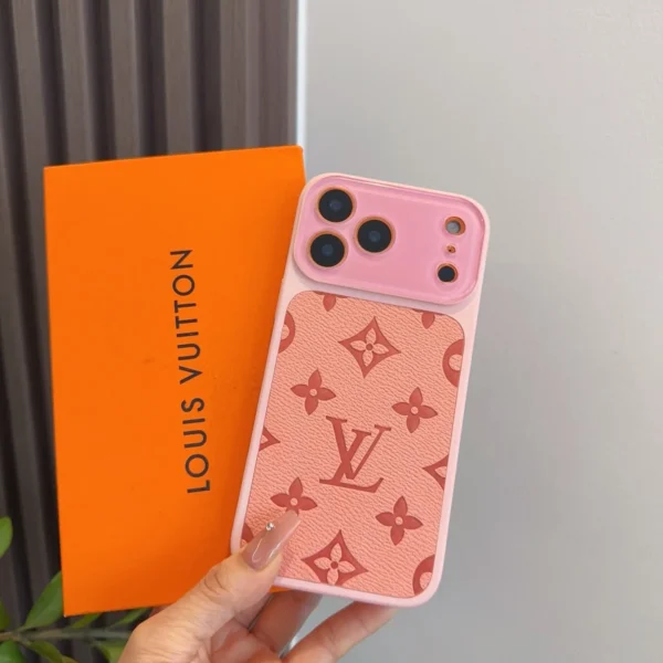 PCLV0083-01 Louis Vuitton Cosmic Orange Phone Case with Camera-Frame Styling - Ref. PCLV0083