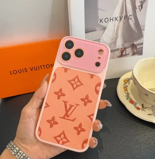 Louis Vuitton Cosmic Orange Phone Case with Camera-Frame Styling - Ref. PCLV0083