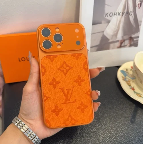 Louis Vuitton Cosmic Orange Phone Case with Camera-Frame Styling - Ref. PCLV0093