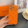Louis Vuitton Cosmic Orange Phone Case with Camera-Frame Styling - Ref. PCLV0093