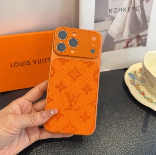 Louis Vuitton Cosmic Orange Phone Case with Camera-Frame Styling - Ref. PCLV0093