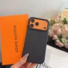 Louis Vuitton Cosmic Orange Embossed Pebbled Cowhide Phone Case - Ref. PCLV0104
