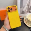Louis Vuitton Cosmic Orange Embossed Pebbled Cowhide Phone Case - Ref. PCLV0106